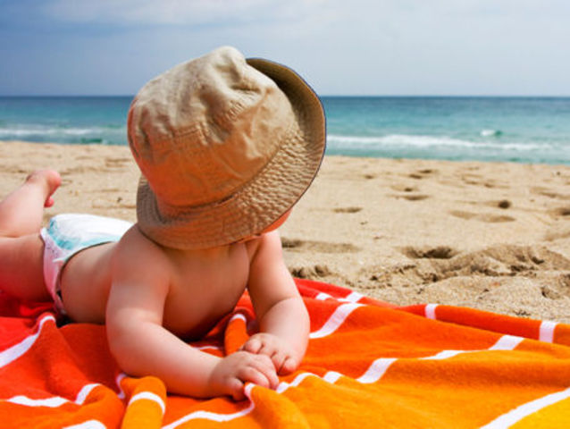 Eucalyptus Oil Uses, Kids Sunburns, Baby on Beach